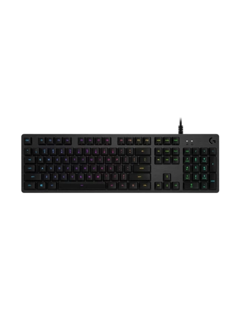 Logitech - Teclado Logitech > G G512 Carbon Lightsync RGB Mechanical Gaming Keyboard With GX Brown Switches USB Português Carbono - 920-009434