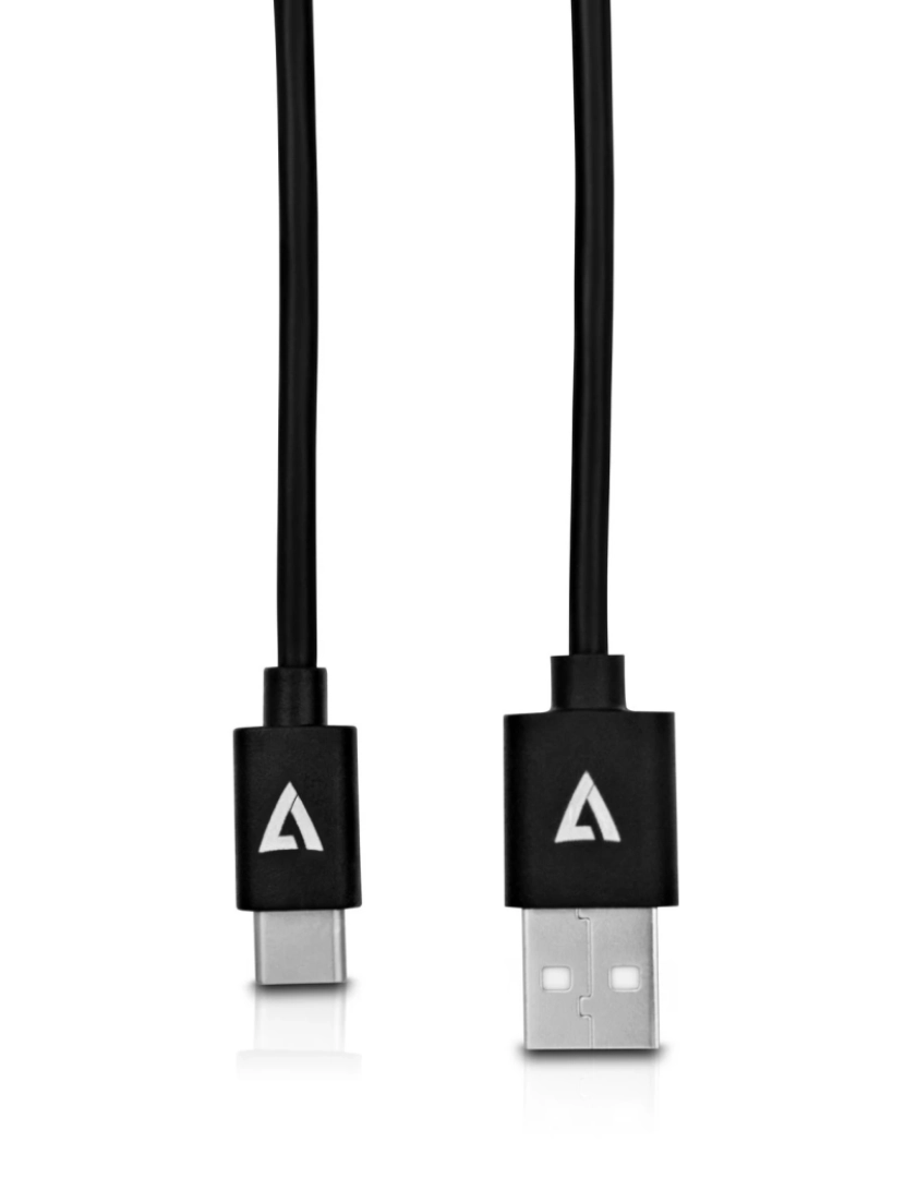 V7 - Cabo USB V7 > U2AC-2M-BLK-1E 2.0 A C Preto - V7U2AC-2M-BLK-1E