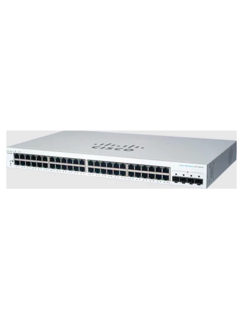 Cisco - cbs220-48t-4g gerido l2 gigabit ethernet (10/100/1000) 1u branco - cbs220-48t-4g-eu