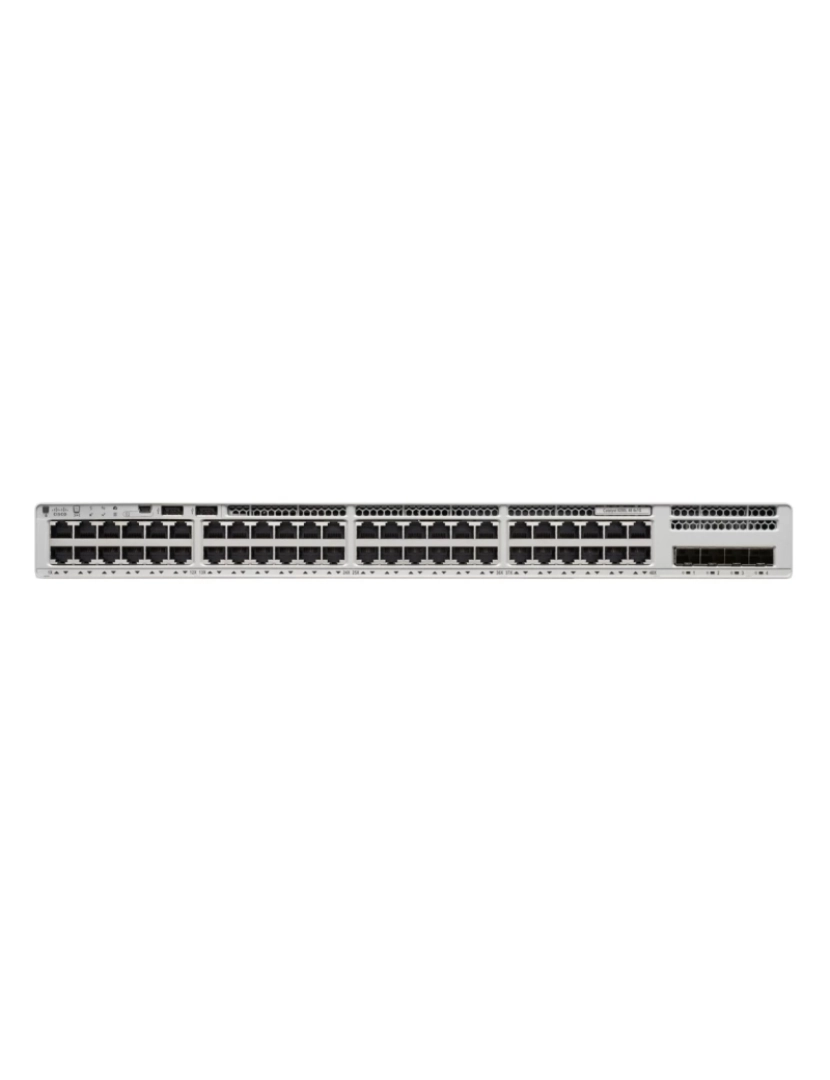 Cisco - catalyst 9200l gerido l3 10g ethernet (100/1000/10000) cinzento - c9200l-48t-4x-e