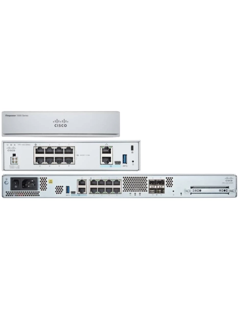 Cisco - Firewall Cisco > de Hardware 1U 2200 Mbit/s - FPR1140-ASA-K9