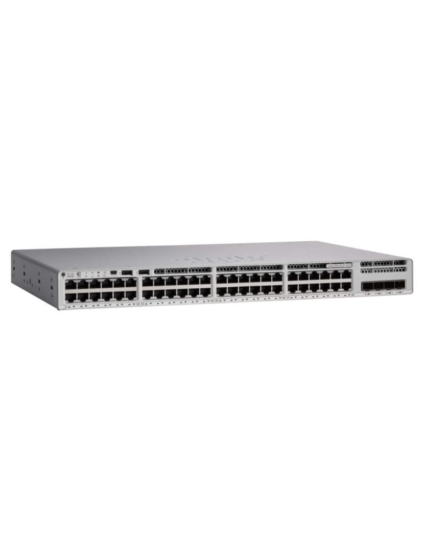 Cisco - de rede gerido l2/l3 gigabit ethernet (10/100/1000) power over ethernet (poe) cinzento - c9200-48pxg-e