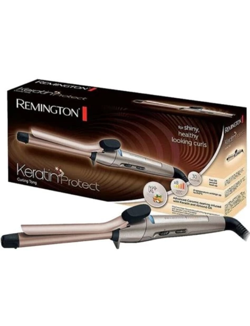 Remington - Modelador de Cabelo Remington > CI5318 Ferro Encaracolar Quente Multi 1,8 M