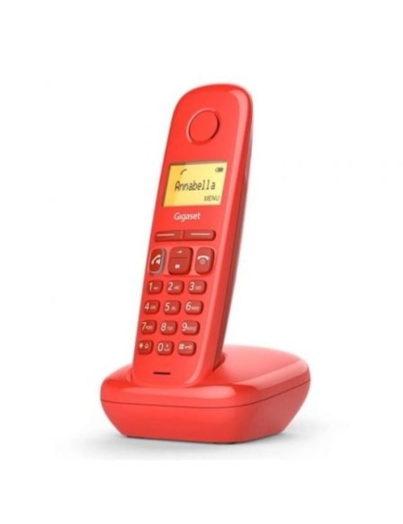 Gigaset - Telefone SEM FIO Gigaset > A270 Dect Identificação de Chamadas Vermelho - S30852-H2812-D206