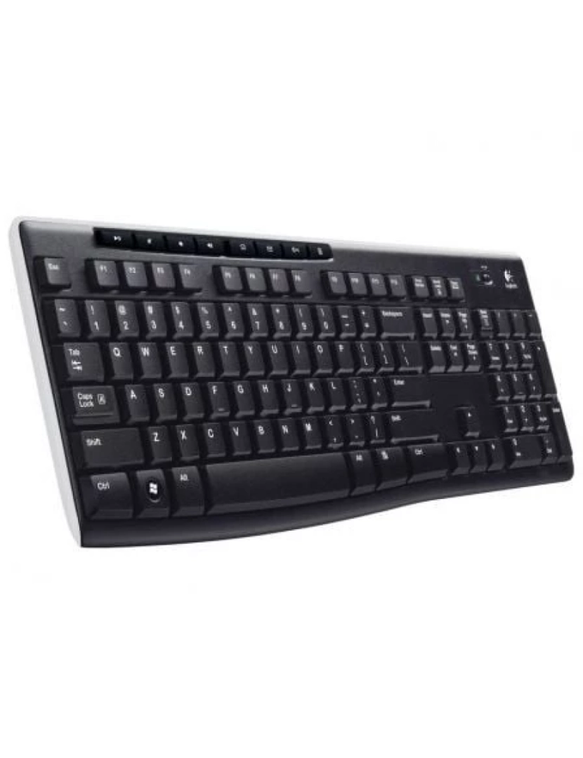 Logitech - Teclado Logitech > Wireless Keyboard K270 RF Wireless Qwerty Espanhol - 920-003746