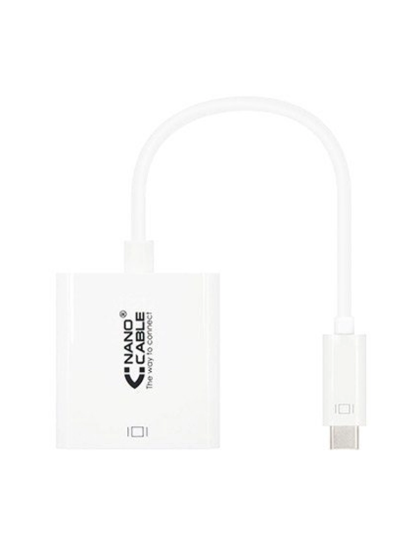 imagem de Cabo USB Nanocable > Adaptador Gráfico 4096 X 2160 Pixels Branco - 10.16.41021