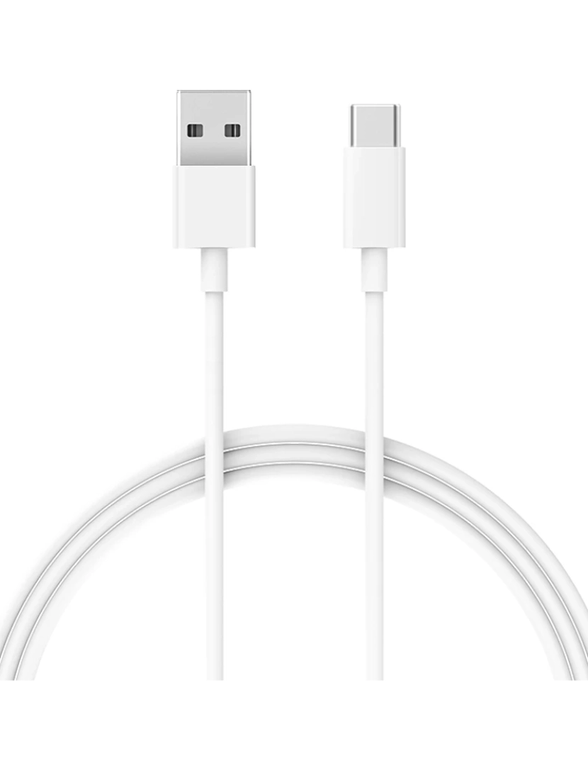 Xiaomi - Cabo USB Xiaomi > MI USB-C Cable 1M 2.0 A C Branco - BHR4422GL
