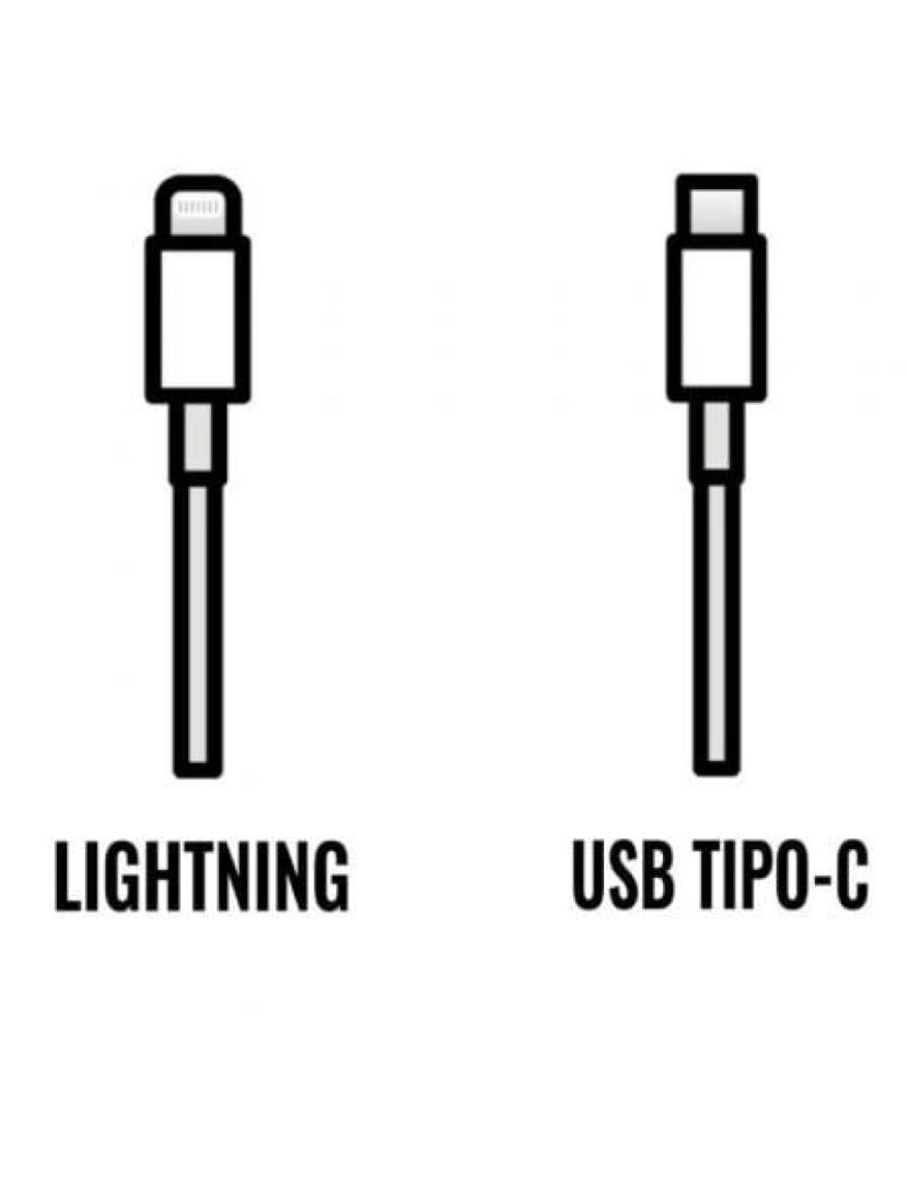 Apple - Cabo USB Apple > Lightning 2 M Branco - MQGH2ZM/A