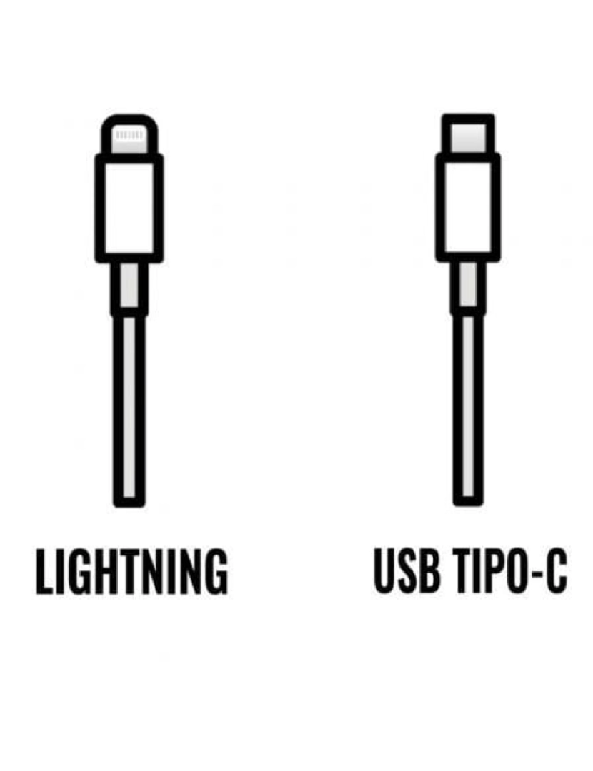 Apple - Cabo USB Apple > Lightning 1 M Branco - MM0A3ZM/A