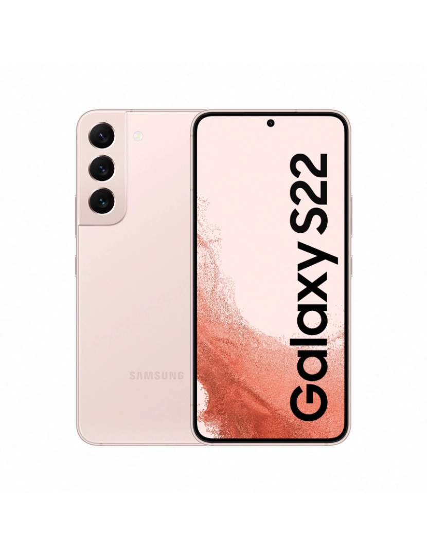 Samsung - Samsung Galaxy S22 SM-S901B 15,5 cm (6.1") Dual SIM Android 12 5G USB Type-C 8 GB 128 GB 3700 mAh Dourado, Rosa