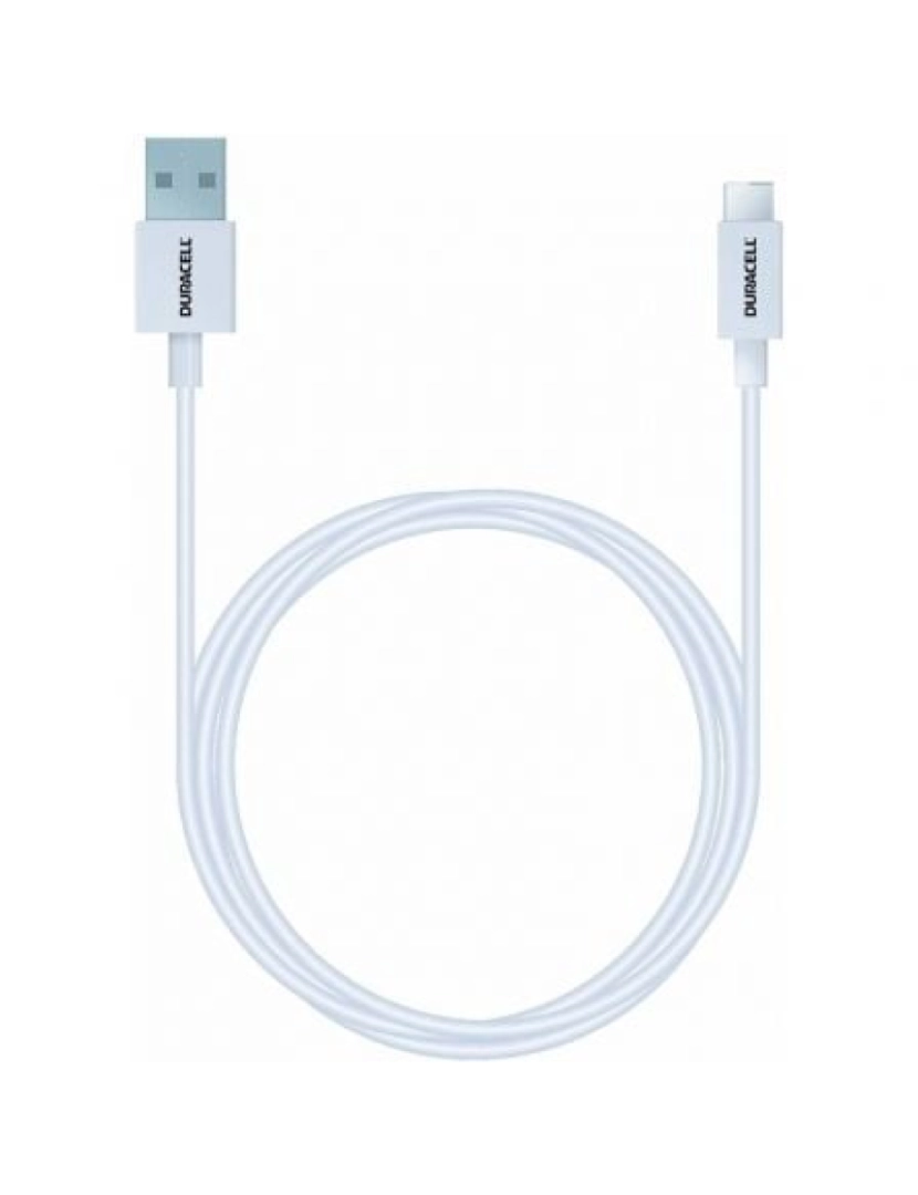 imagem de Cabo USB Duracell > Carregador de Dispositivos Móveis Branco - USB5031W1