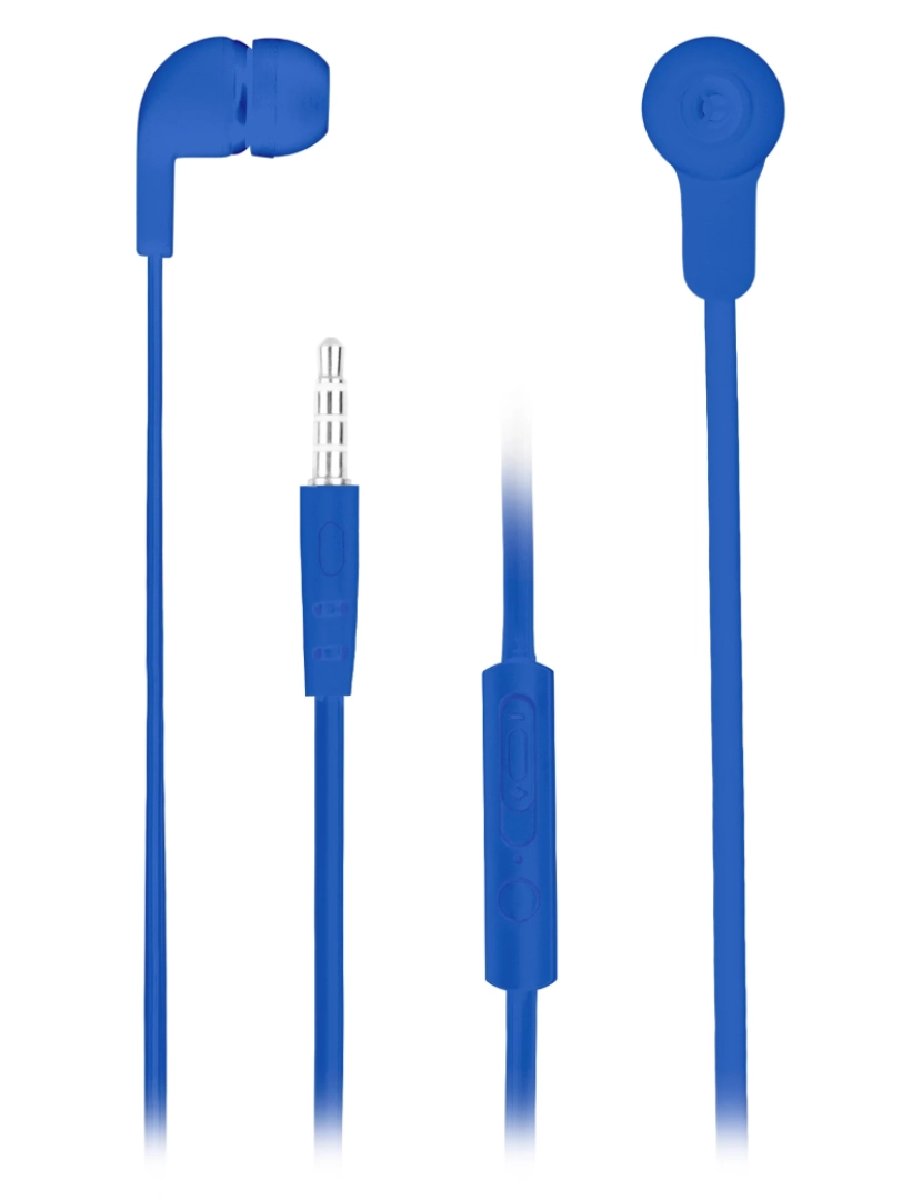 NGS - Auriculares NGS > Cross Skip Auscultadores com Fios INTRA-AUDITIVO Chamadas/música Azul - Crossskipblue