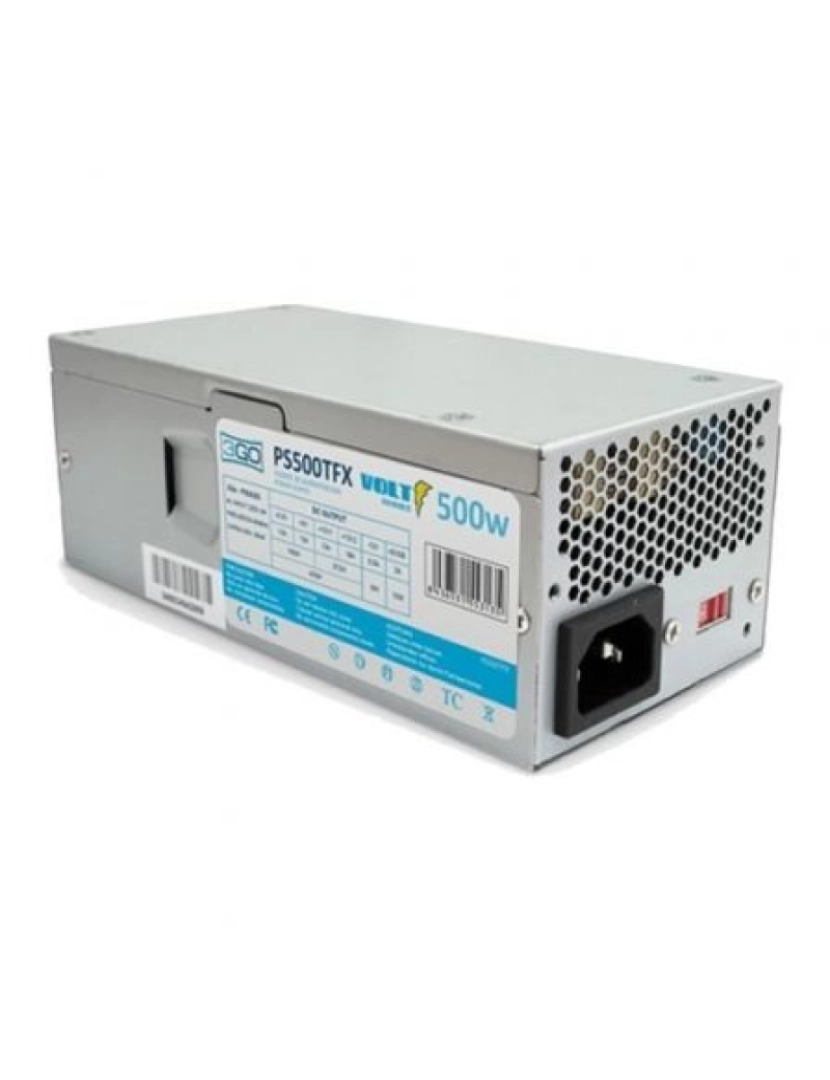 3Go - 3GO PS500TFX Fonte de Alimentação 500 W 20+4 PIN ATX TFX Cinzento