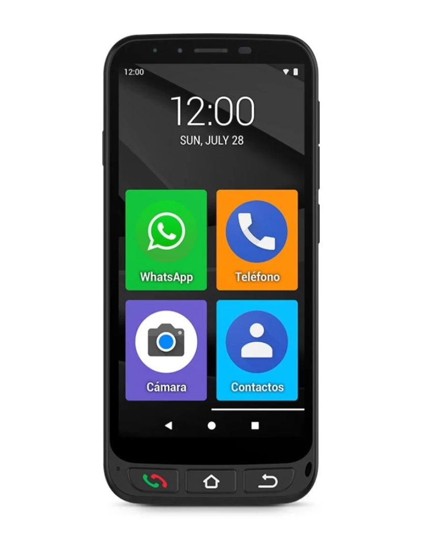 SPC - SPC Zeus 4G 14 cm (5.5") Dual SIM Android 11 Go Edition USB Type-C 1 GB 16 GB 2400 mAh Preto