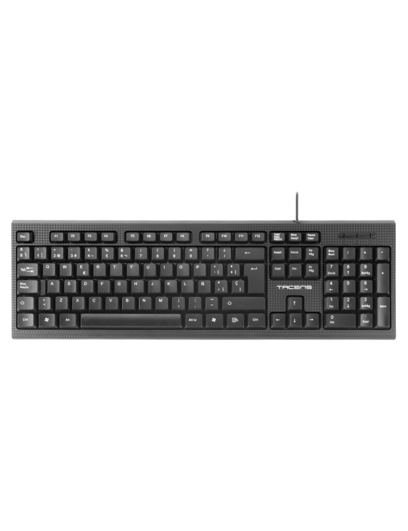 imagem de Teclado Tacens > Anima USB Qwerty Espanhol Preto - AK0ES1