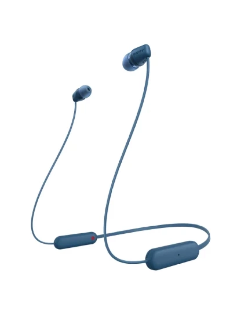 Sony - Auriculares Sony > WI-C100 Auscultadores SEM Fios INTRA-AUDITIVO Chamadas/música Bluetooth Azul - WIC100L.CE7