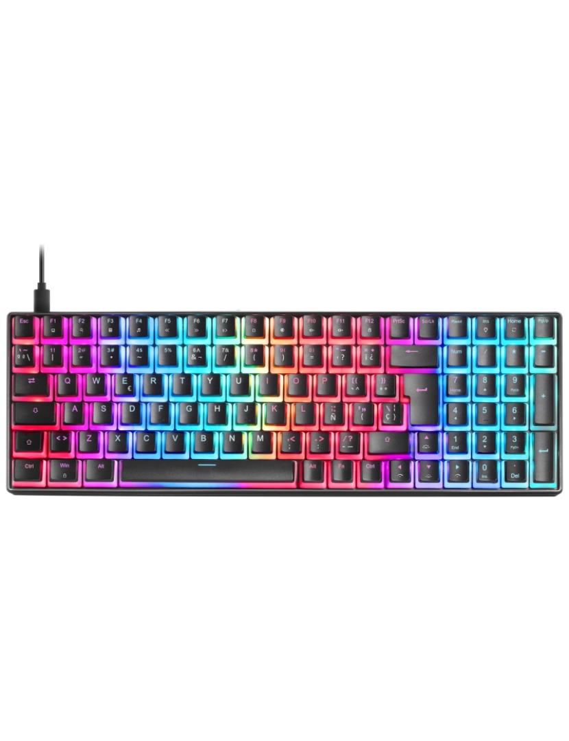 Mars Gaming - Teclado Mars Gaming > Mkultra USB Espanhol Preto - Mkultrares