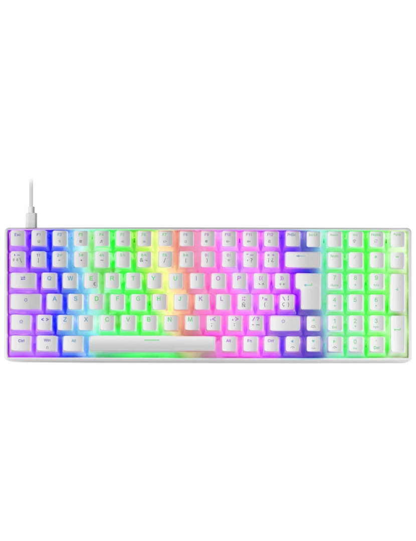 Mars Gaming - Teclado Mars Gaming > Mkultra USB Espanhol Branco - Mkultrawbres