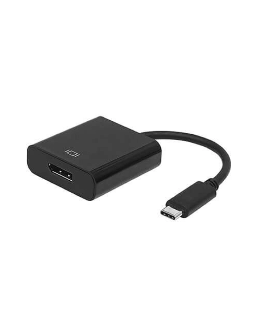 Aisens - Adaptador USB Aisens > de Cabo de Vídeo 0,15 M Displayport TYPE-C Preto - A109-0345