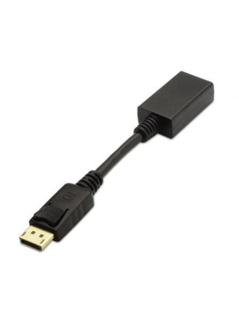 Aisens - Cabo Hdmi Aisens > Adaptador de de Vídeo 0,15 M Displayport Preto - A125-0134