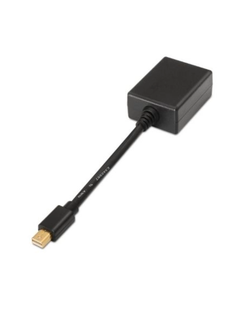 Aisens - Cabo VGA Aisens > Adaptador de de Vídeo 0,15 M Mini Displayport Preto - A125-0135