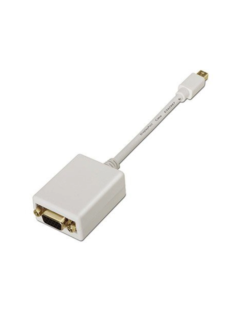 Aisens - Cabo VGA Aisens > Adaptador de de Vídeo 0,15 M Mini Displayport Branco - A125-0136