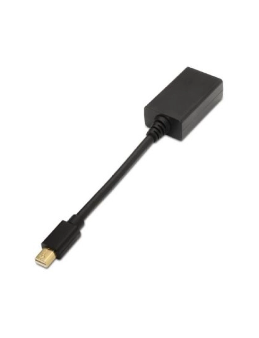 Aisens - Cabo Hdmi Aisens > Adaptador de de Vídeo 0,15 M Mini Displayport Preto - A125-0137