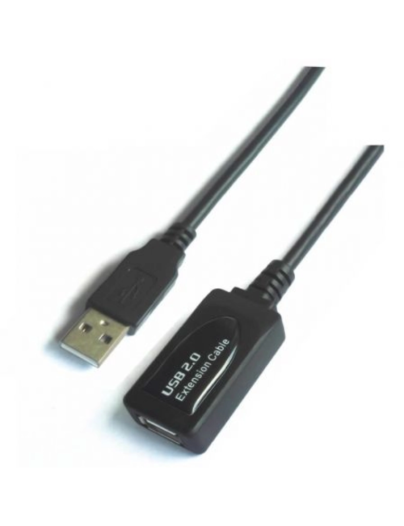 Aisens - Cabo USB Aisens > 5 M 2.0 A Preto - A101-0018