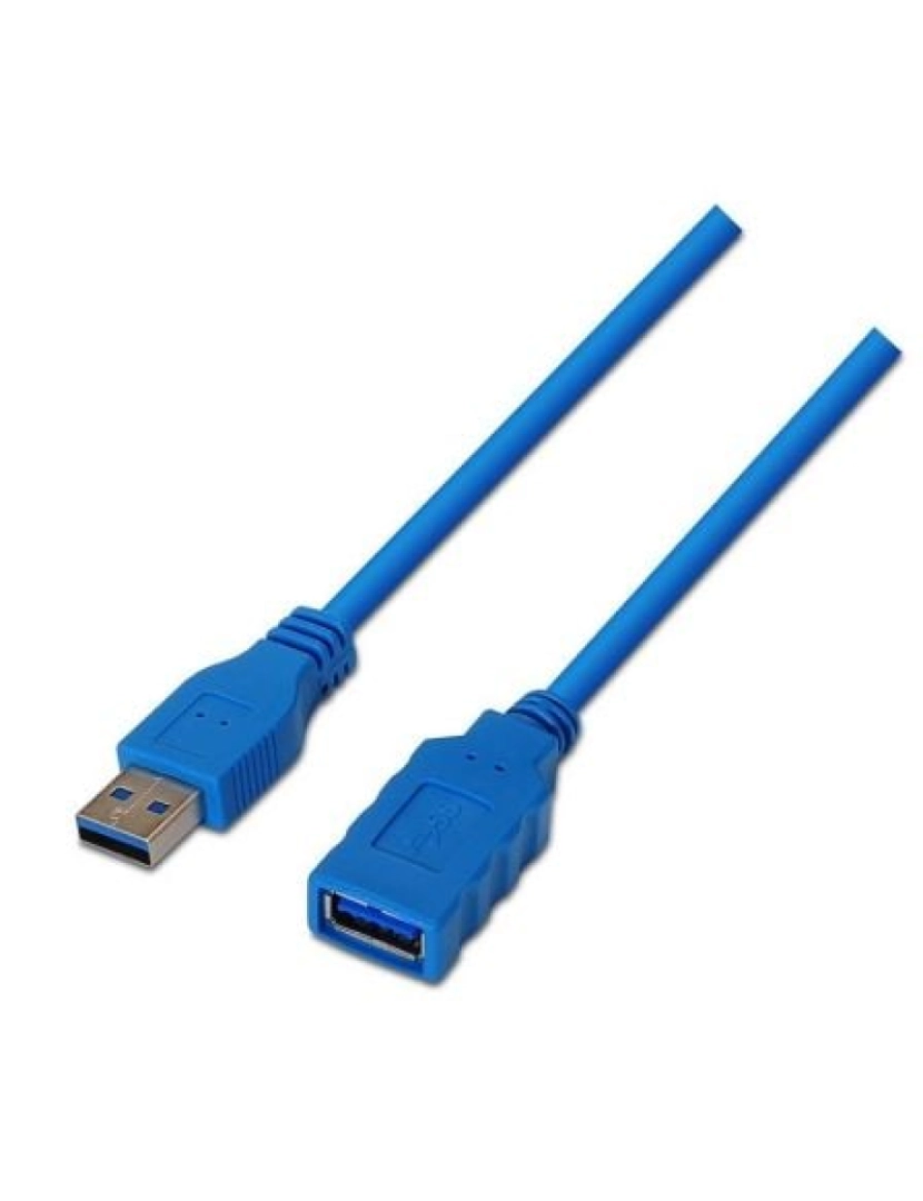 Aisens - Cabo USB Aisens > 2 M 3.2 GEN 1 (3.1 GEN 1) A Azul - A105-0046