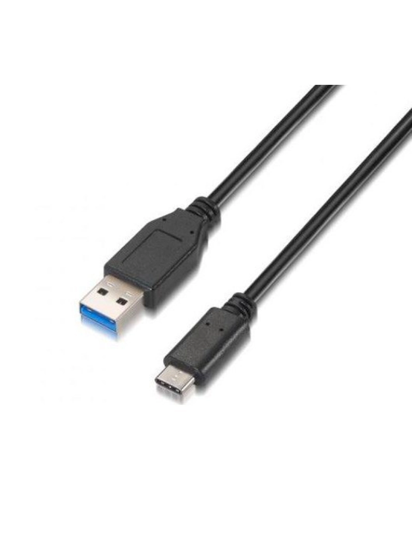 Aisens - Cabo USB Aisens > 1 M 3.2 GEN 2 (3.1 GEN 2) A C Preto - A107-0060