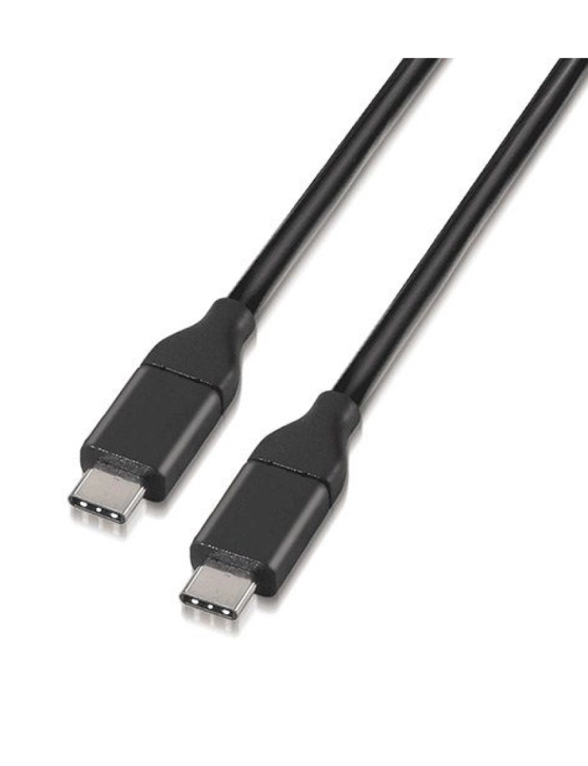 Aisens - Cabo USB Aisens > 1 M 3.2 GEN 2 (3.1 GEN 2) C Preto - A107-0061