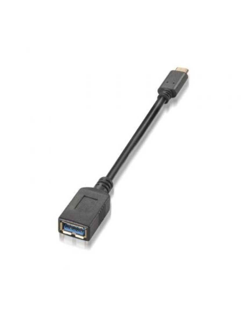 Aisens - Cabo USB Aisens > 0,15 M 3.2 GEN 1 (3.1 GEN 1) C A Preto - A107-0062