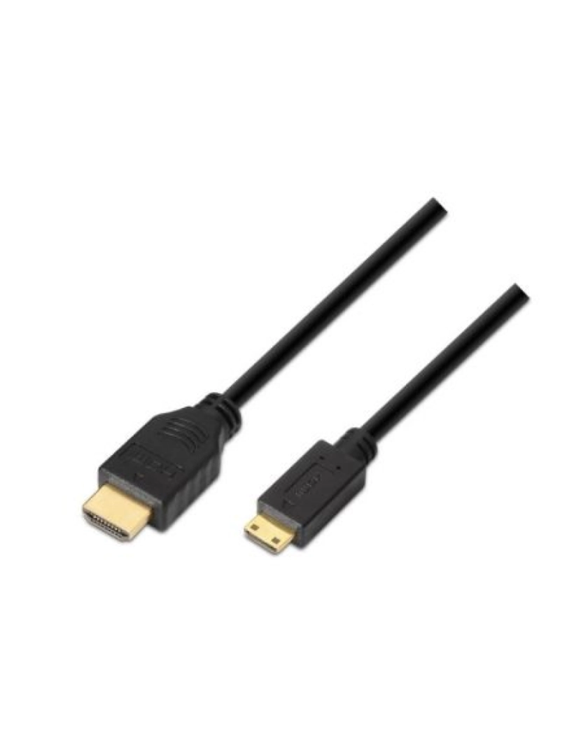 Aisens - Cabo Hdmi Aisens > 3 M Type A (standard) Type C (mini) Preto - A119-0115