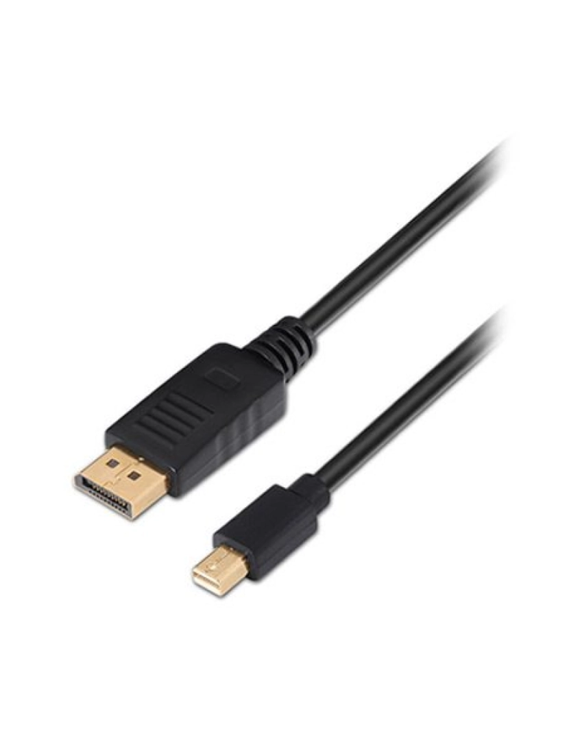 Aisens - Cabo VGA Aisens > Displayport 2 M Mini Displayport Preto - A124-0131