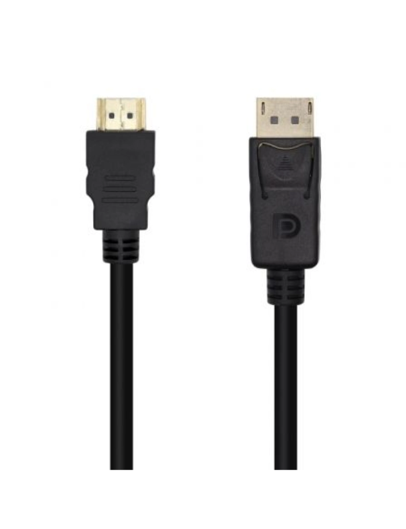 Aisens - Cabo Hdmi Aisens > Adaptador de de Vídeo 1 M Displayport Preto - A125-0459