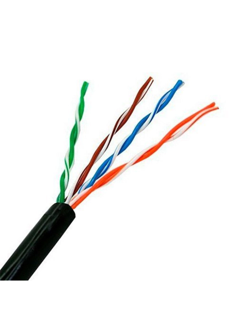 Aisens - Cabo de Rede Aisens > Preto 305 M CAT5E U/utp (utp) - A133-0213