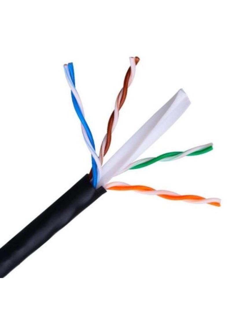 imagem de Cabo de Rede Aisens > Preto 100 M CAT6 U/utp (utp) - A135-02631