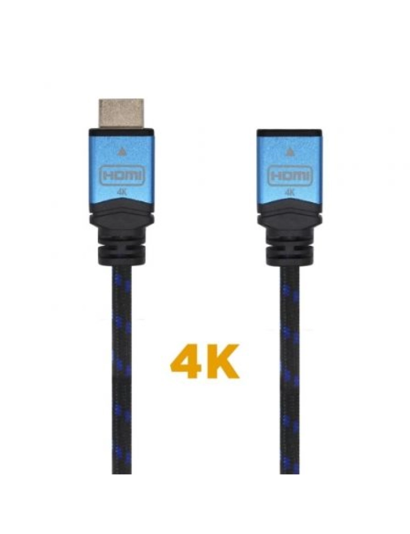 Aisens - Cabo Hdmi Aisens > 1 M Type A (standard) Preto, Azul - A120-0452