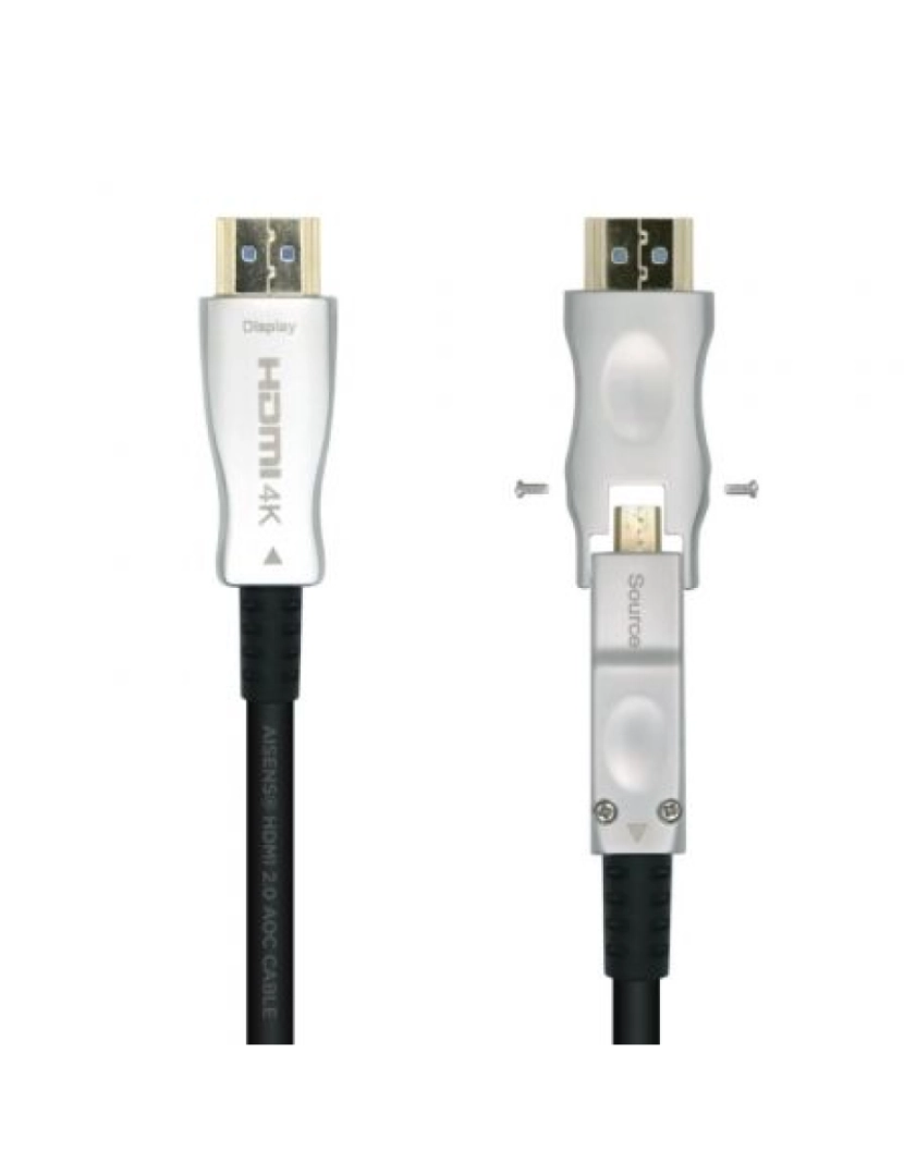 Aisens - Cabo Hdmi Aisens > 15 M Type A (standard) Type D (micro) Preto - A148-0510