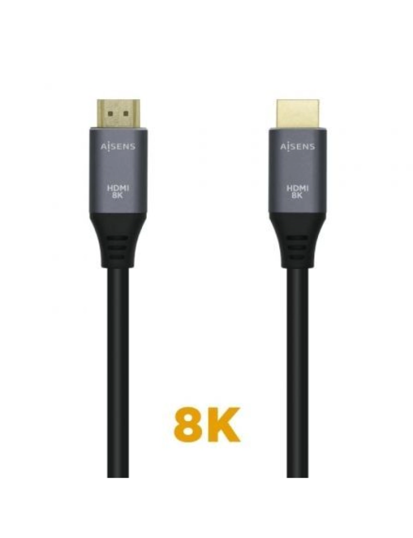 Aisens - Cabo Hdmi Aisens > 3 M Type A (standard) Preto, Cinzento - A150-0429