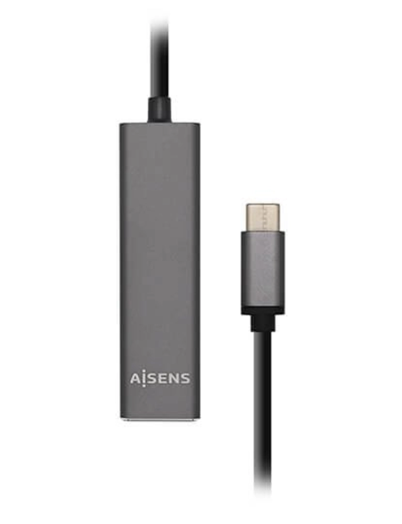 Aisens - HUB USB Aisens > de Interface 3.2 GEN 1 (3.1 GEN 1) TYPE-C 5000 Mbit/s Antracite - A109-0403
