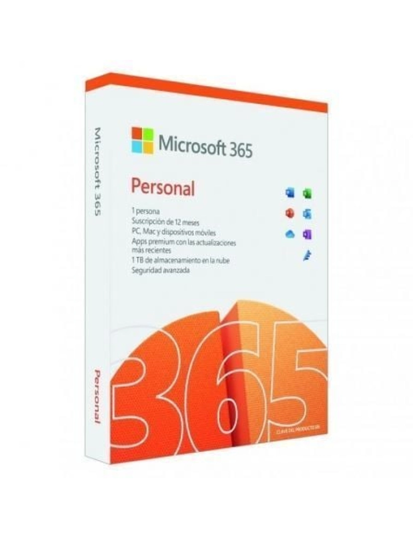 imagem de Software de Produtividade Microsoft > M365 Personal Completa 1 Licença(s) 1 Ano(s) Espanhol - QQ2-014441