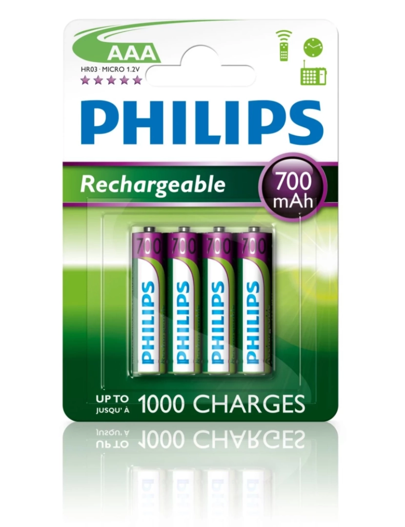 Philips - Pilhas Philips > Rechargeables Pilha - R03B4A70/10