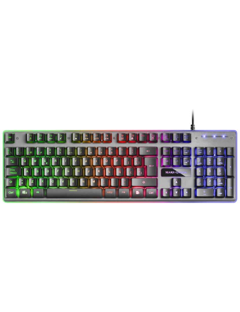 Mars Gaming - Teclado Mars Gaming > USB Espanhol Preto, Cinzento - MK220ES