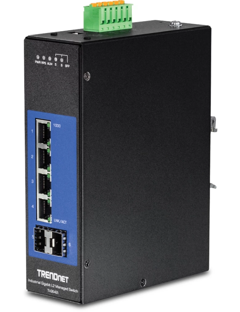 Trendnet - gerido l2 gigabit ethernet (10/100/1000) preto - ti-g642i