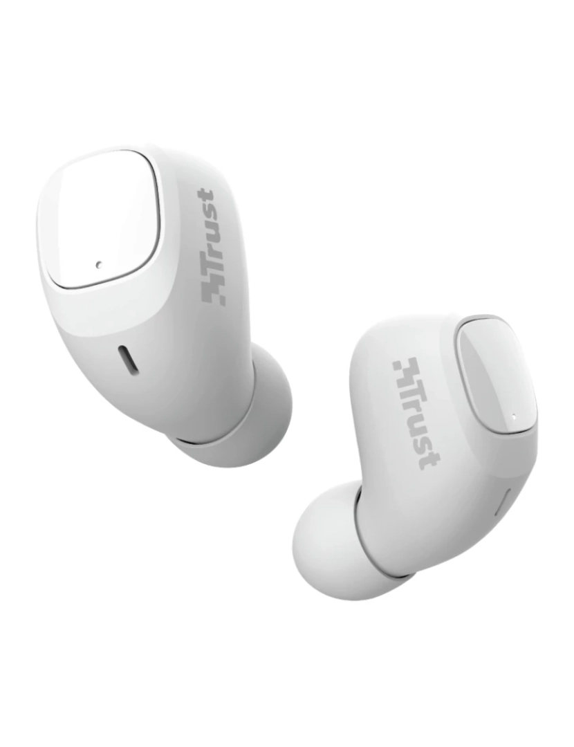 imagem de Auriculares Trust > Nika Compact Auscultadores True Wireless Stereo (tws) INTRA-AUDITIVO Chamadas/música Bluetooth Branco - 239041