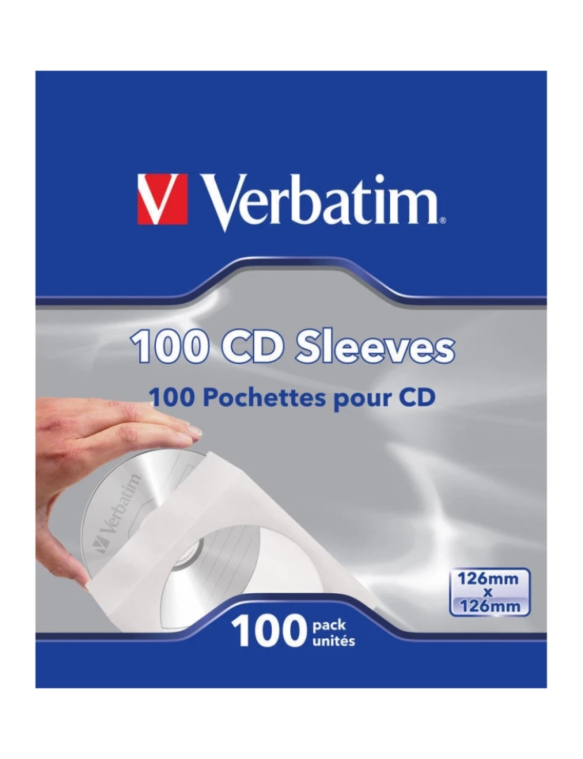 Verbatim - Drive Óptica Verbatim > Caixa Para Discos Óticos 100 Discos - 49976