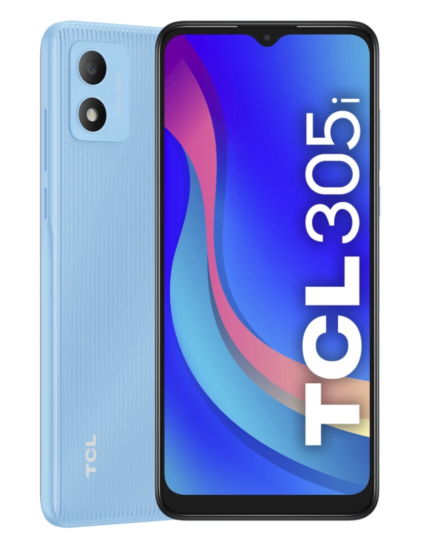 Tct - TCL 305i 16,6 cm (6.52") Dual SIM Android 11 Go Edition 4G Micro-USB 2 GB 32 GB 4000 mAh Azul