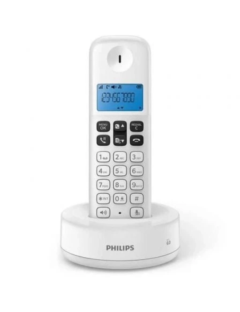 Philips - Philips D1611W/34 telefone Telefone DECT Identificação de chamadas Branco