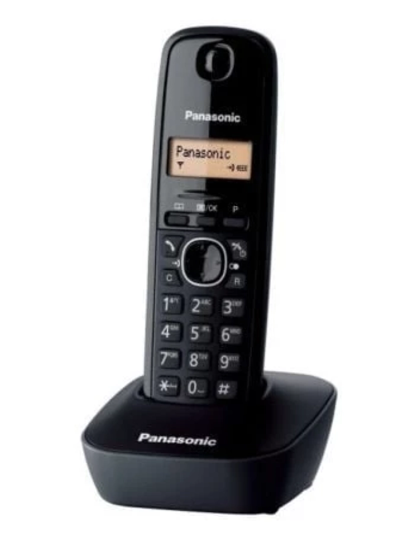 Panasonic - Telefone com FIO Panasonic > KX-TG1611 Dect Identificação de Chamadas Preto